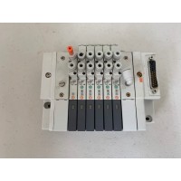 SMC SS5Q13-ULB000080 Manifold Block w/ SQ1131NRY-5...